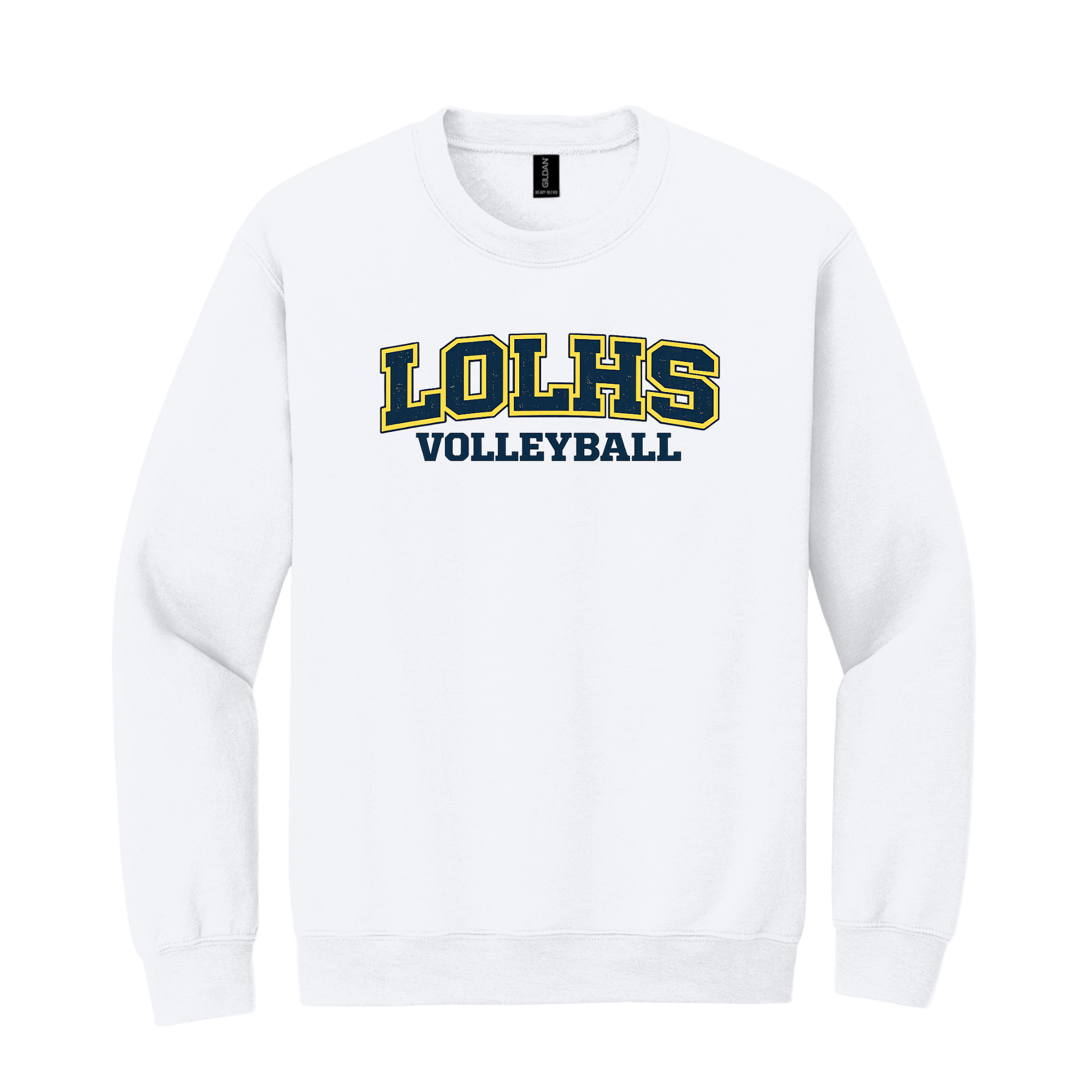 White Crewneck - LOLHS VOLLEYBALL