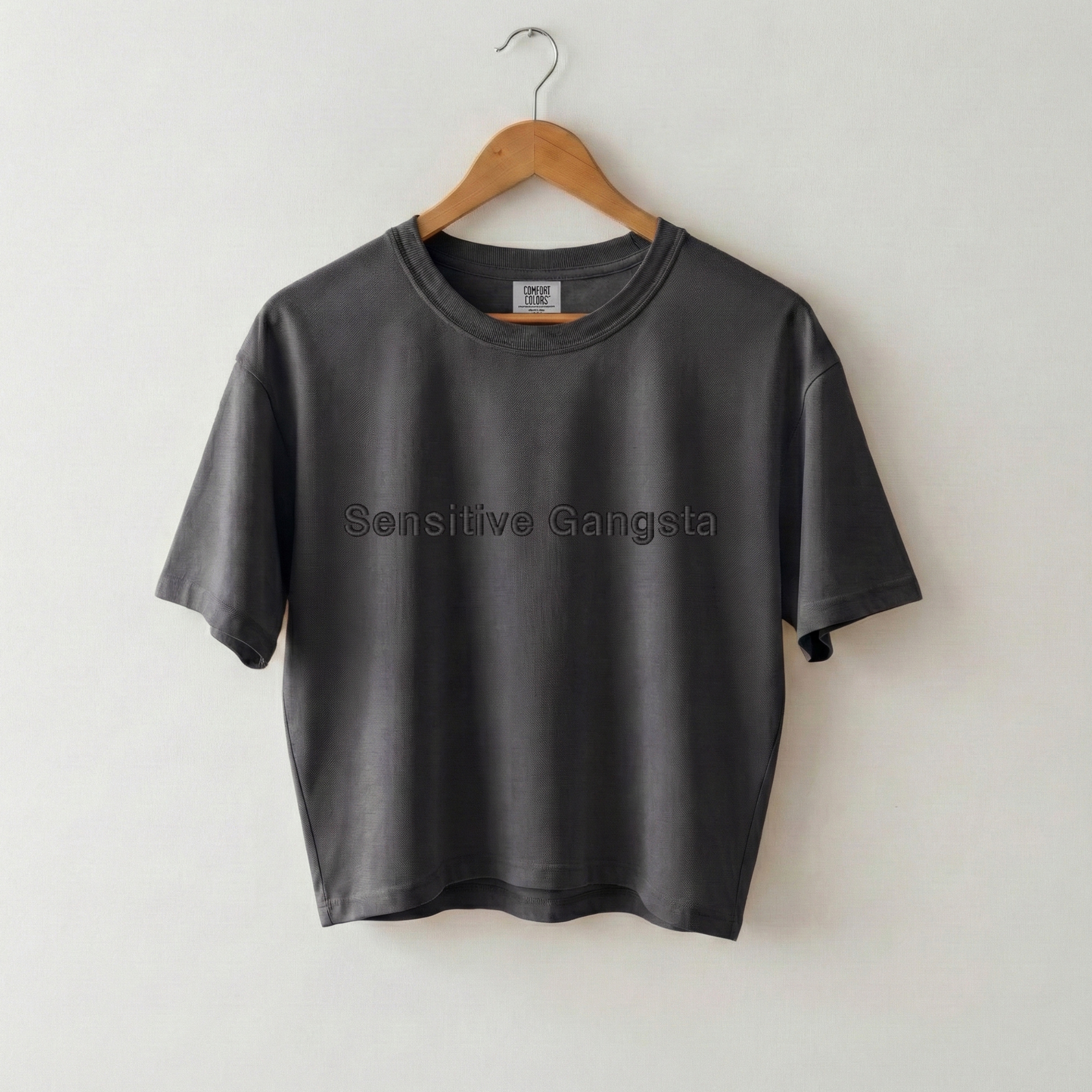 Sensitive Gangsta Heavyweight Boxy Tee
