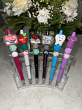 Handmade Silicone Beaded Pens | Custom Gift Pens | Teacher, Nurse & Small Business Gifts