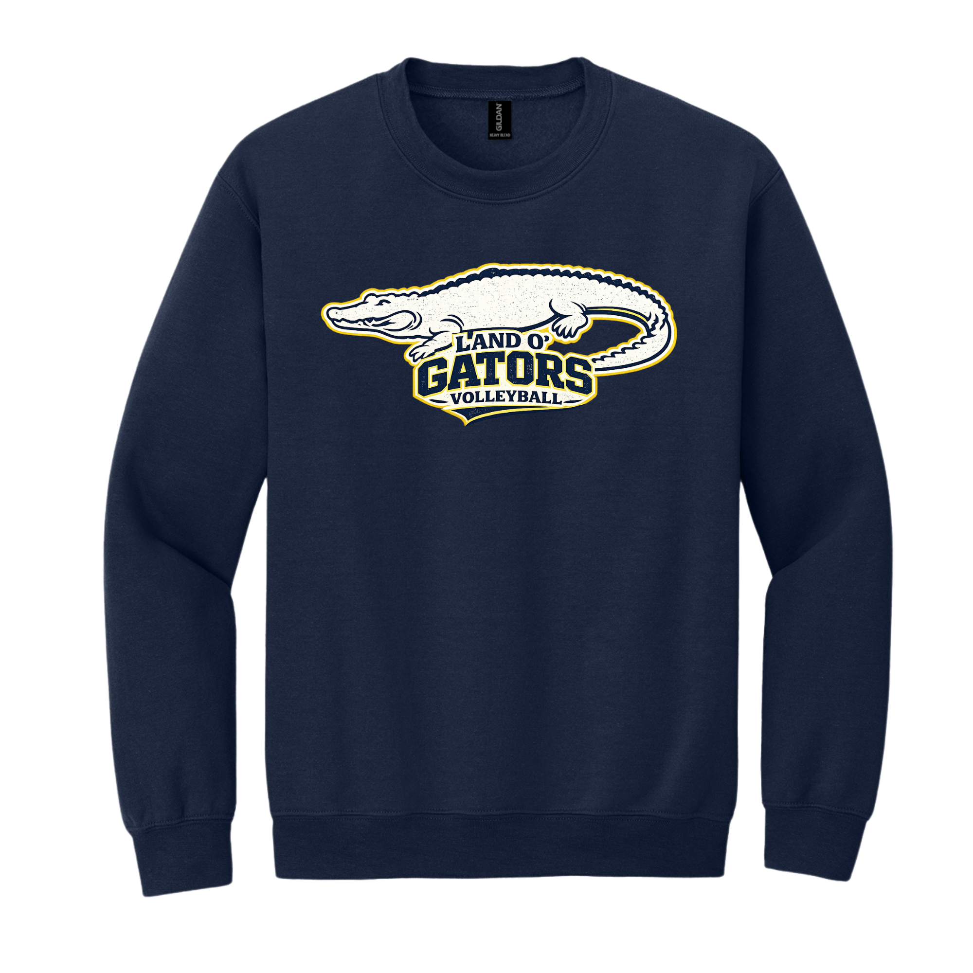 Navy Gator Crewneck - LOLHS VOLLEYBALL
