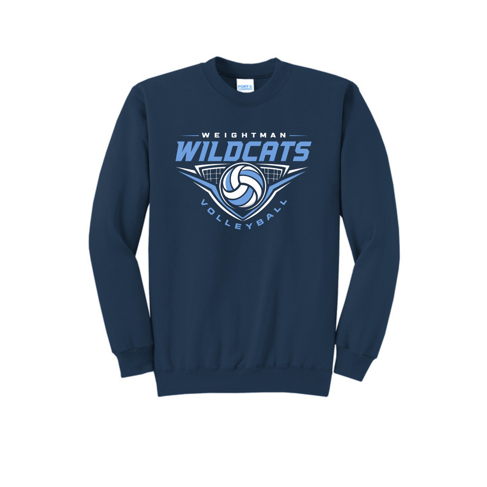 Crewneck without pockets- Weightman Volleyball