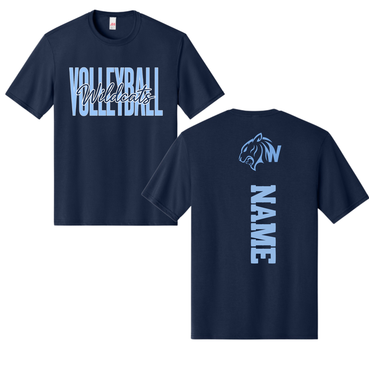 Short Sleeve Performance - Wildcats Volleyball