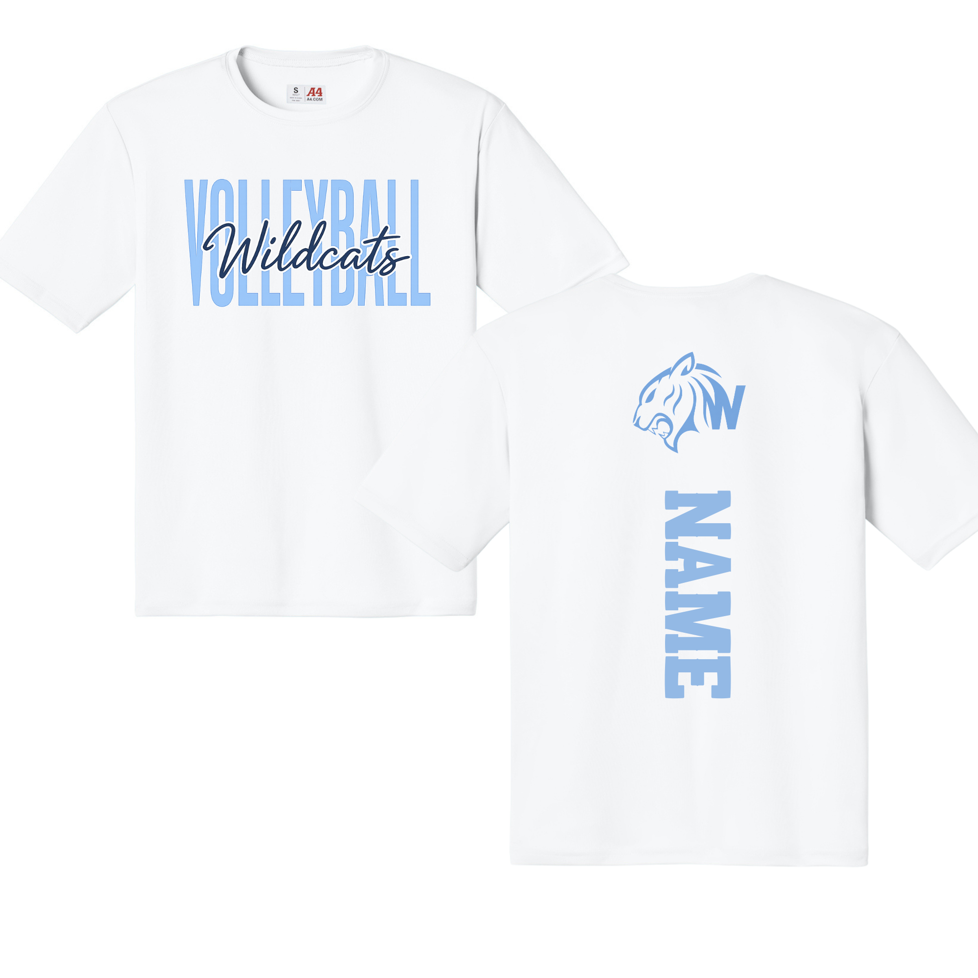 Short Sleeve Performance - Wildcats Volleyball