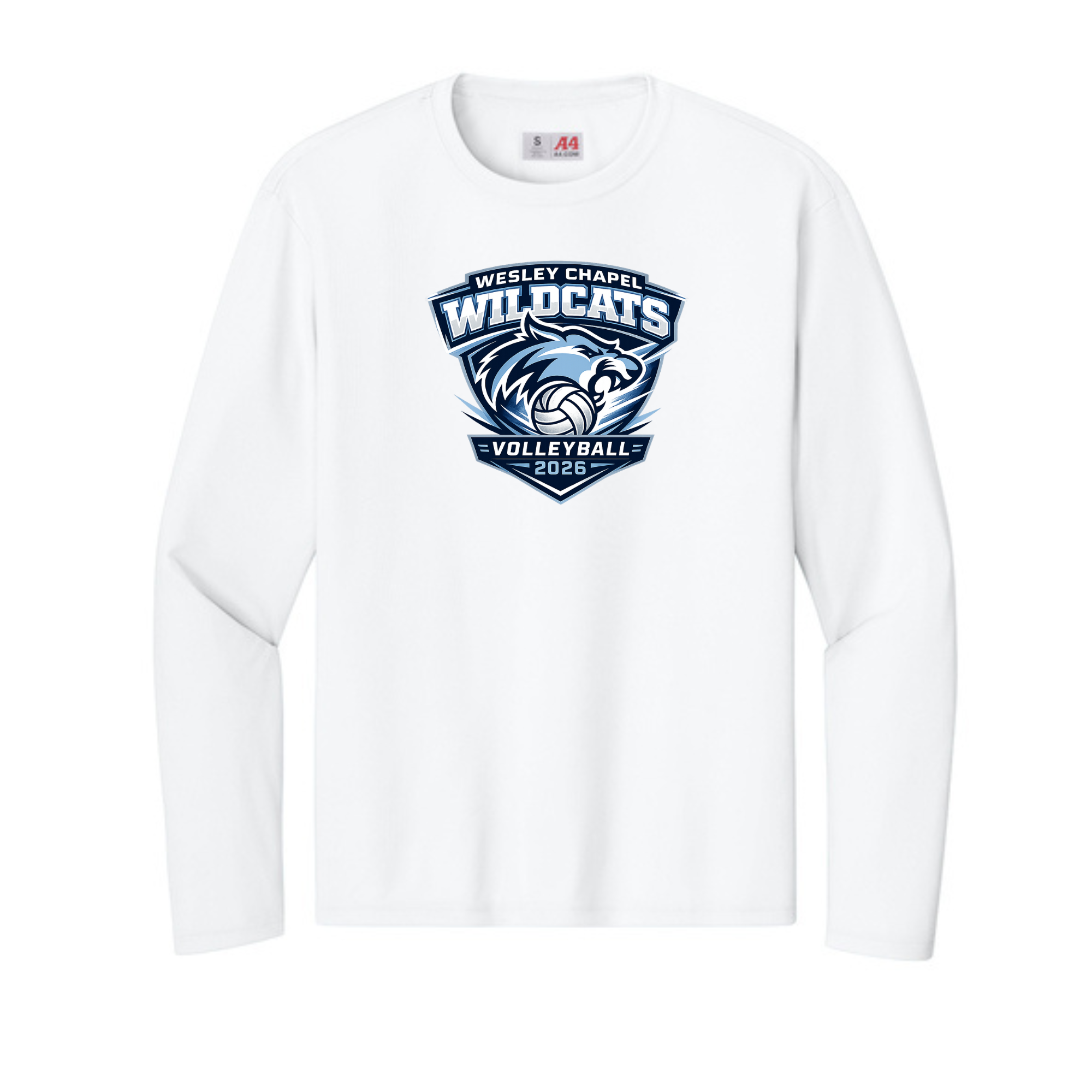 Wesley Chapel Volleyball  - DriFit Long Sleeve Shield Logo