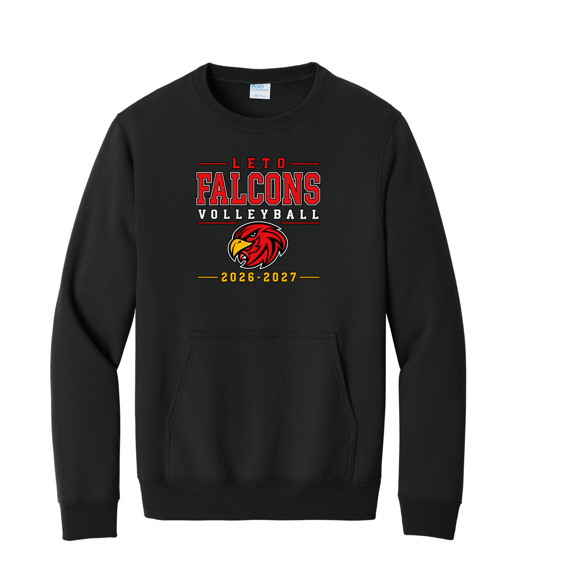Crewneck with pockets- Leto Volleyball