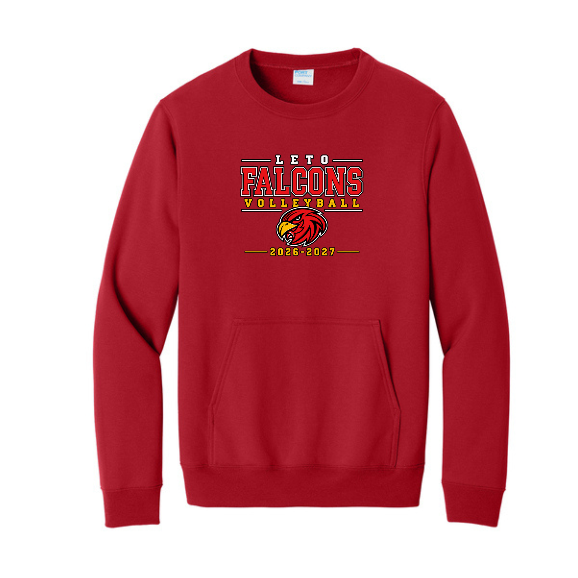 Crewneck with pockets- Leto Volleyball
