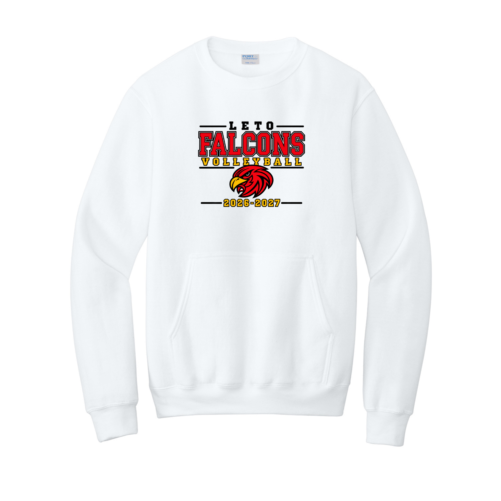 Crewneck with pockets- Leto Volleyball